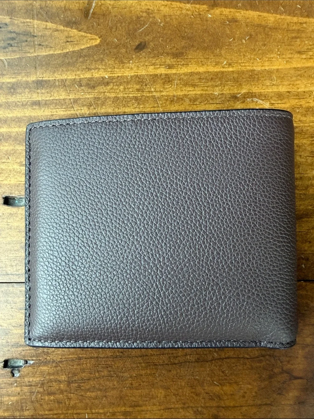Coach Men’s Brown Mahogany Leather Wallet